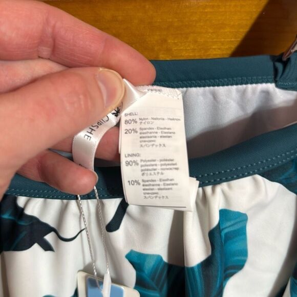 Cupshe Zora Tropical One Piece Teal Swimsuit Women’s 0X - Picture 5 of 10